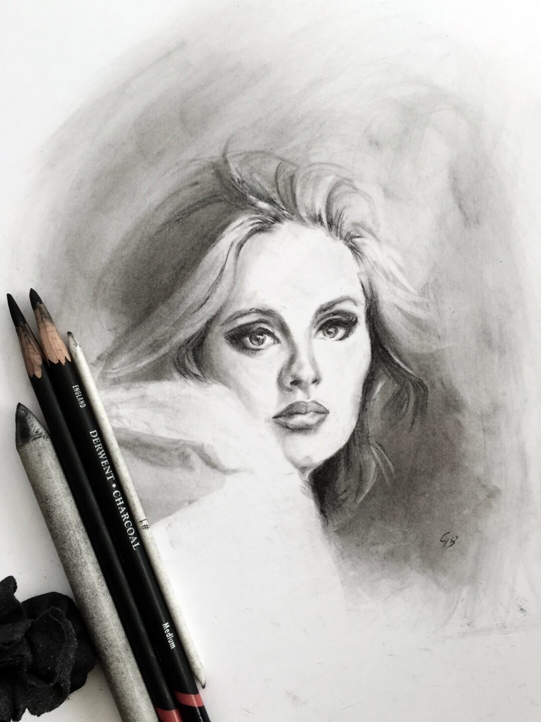 Adele in Charcoal