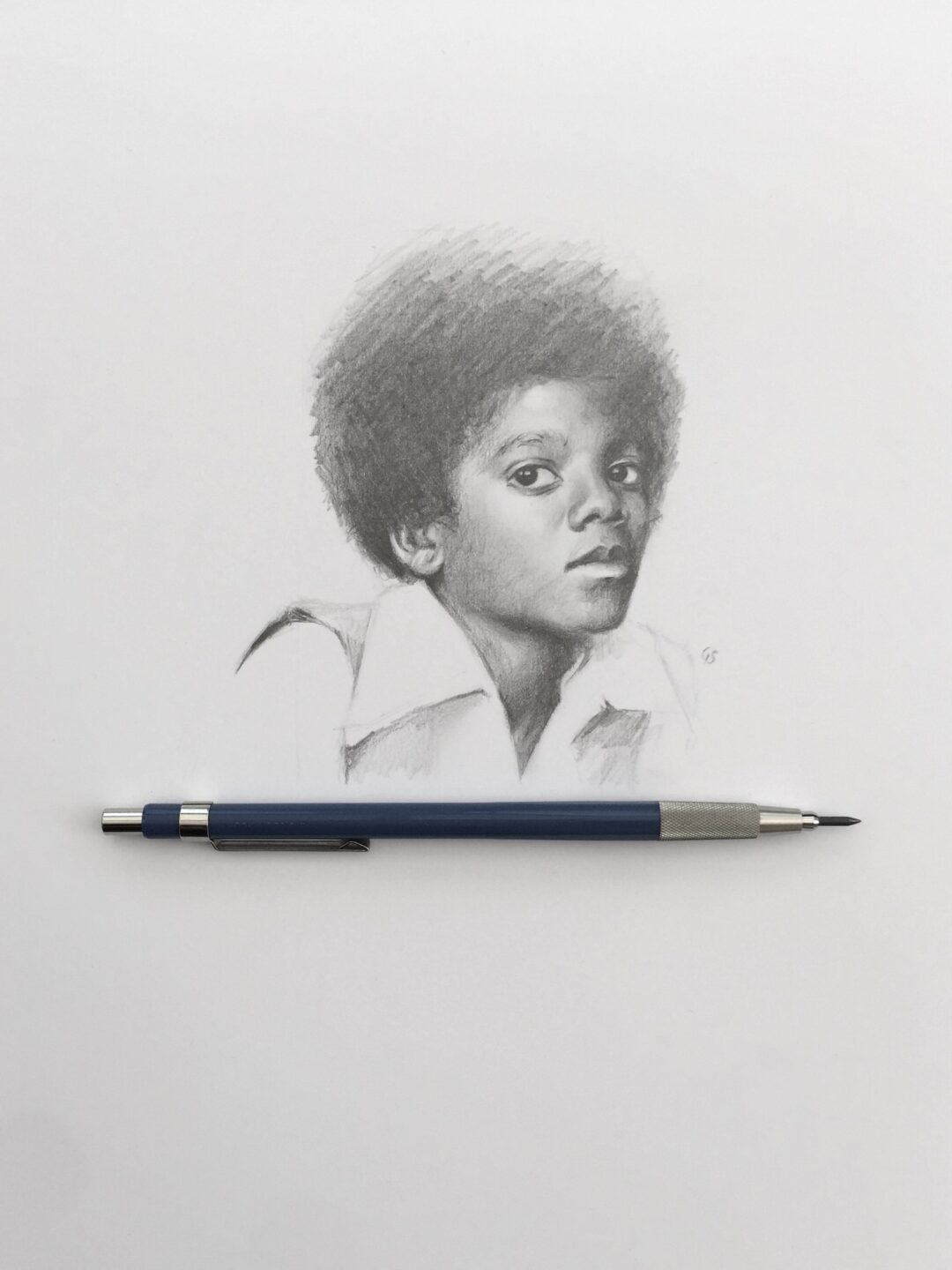 Michael Jackson in graphite