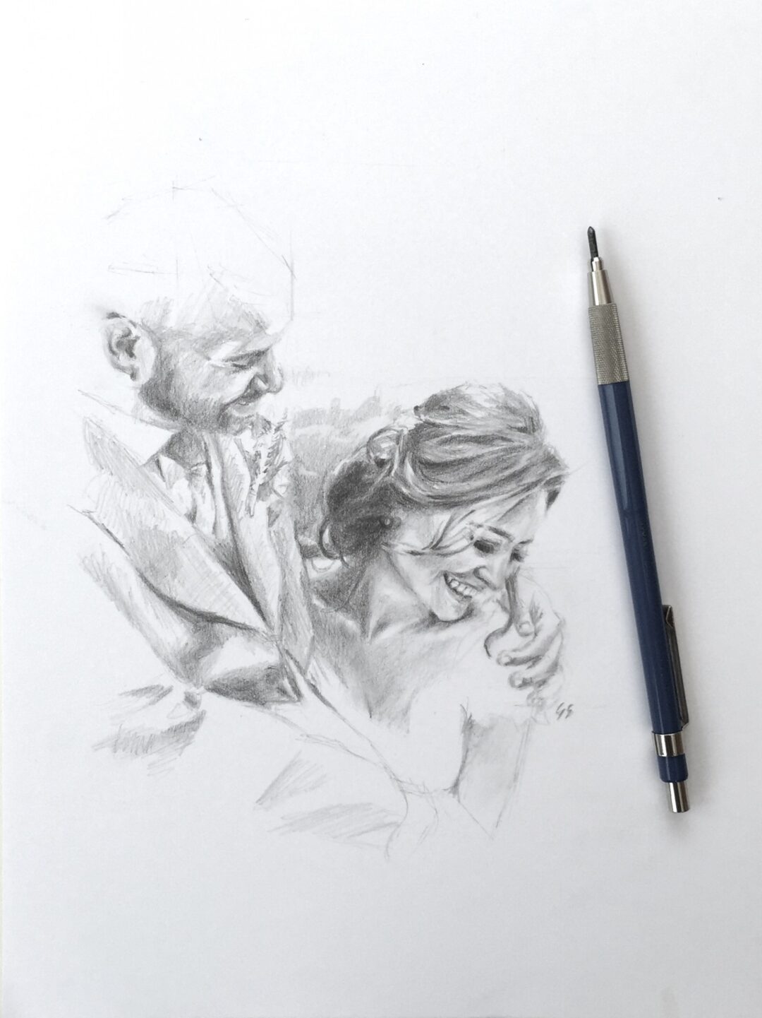 First Anniversary Portrait Commission