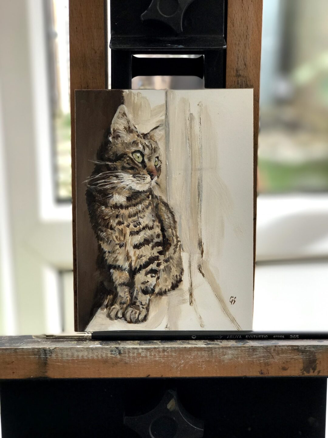 Jasper in Oils 2 – A Gessobord Experiment